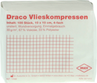 VLIESSTOFF-KOMPRESSEN unsteril 10x10 cm 4fach