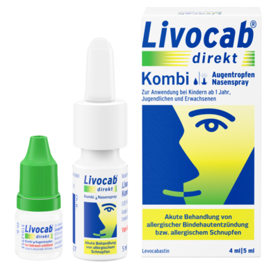 LIVOCAB direkt Kombi 4 ml Augentr.+5 ml Nasenspray