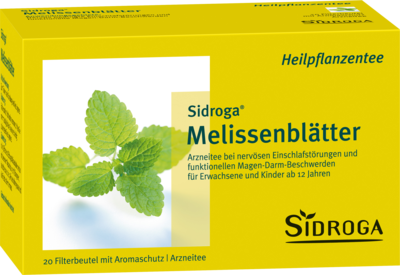 SIDROGA Melissenblätter Tee Filterbeutel