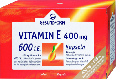 GESUNDFORM Vitamin E 400 mg Kapseln