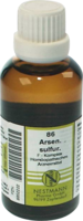 ARSENICUM SULFURICUM F Komplex Nr.86 Dilution