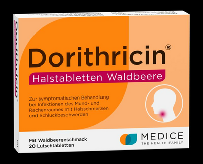 DORITHRICIN Halstabletten Waldbeere