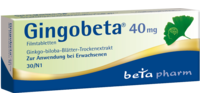 GINGOBETA 40 mg Filmtabletten