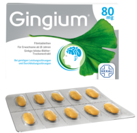 GINGIUM 80 mg Filmtabletten