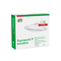 SUPRASORB P sensitive PU-Schaumv.border 15x15cm